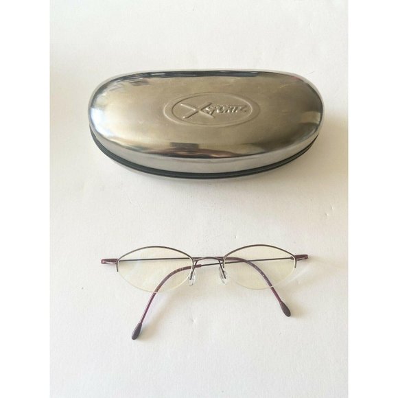 Silhouette Semi-Rimless Titanium Red Hinged Glasse main image 11